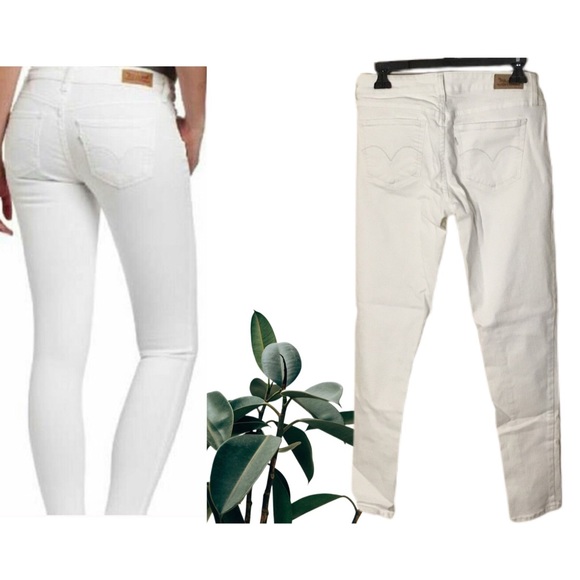 Levi's White Denim Jeans Jeggings - 11 Juniors